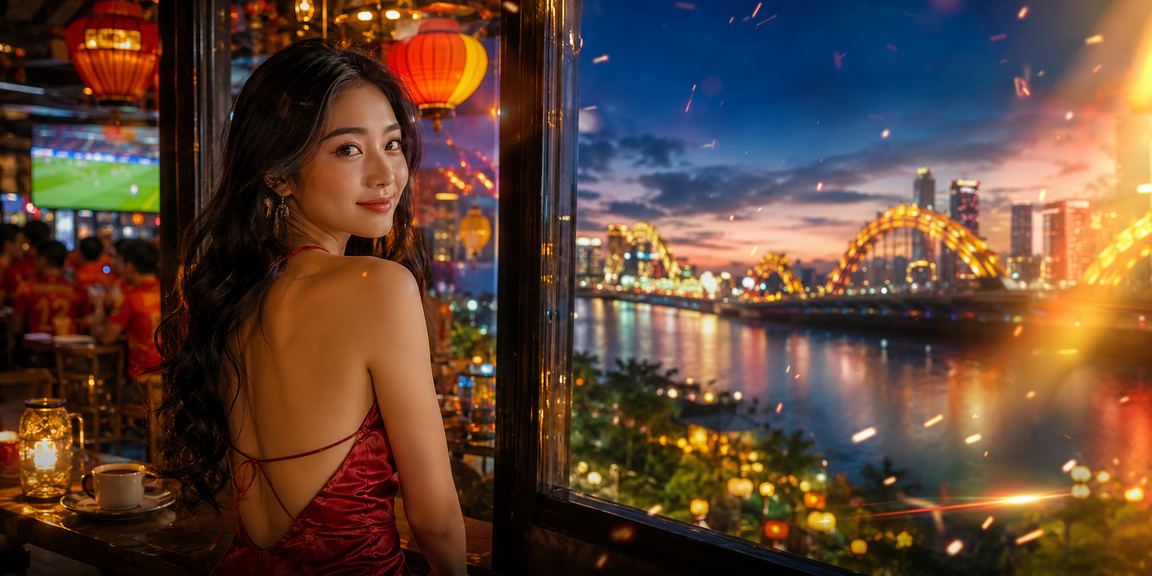 Người dùng tại Đà Nẵng xem kèo thể thao khi uống cà phê buổi sáng