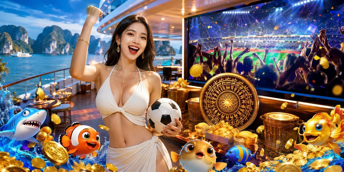 Mô hình cá cược trực tuyến tại Vịnh Hạ Long với khung cảnh thiên nhiên đặc trưng Việt Nam