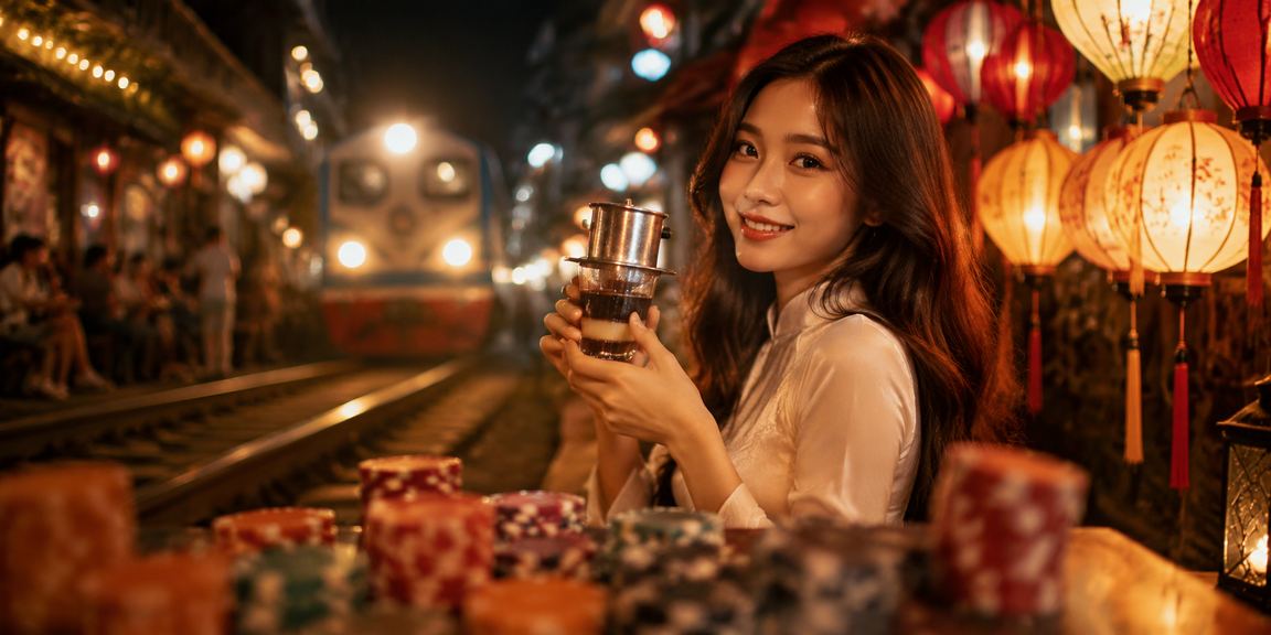 Người dùng tại Hà Nội đăng ký nhận thưởng trên nền tảng cá cược trong quán cà phê